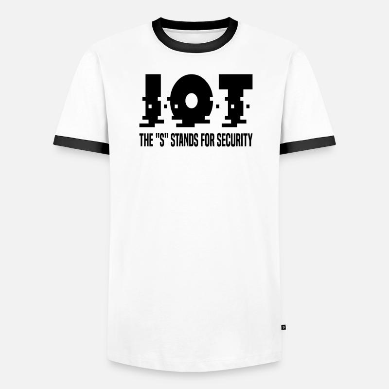 Internet Des Objets IOT Programmeur Admin IT T-shirt contrasté Homme