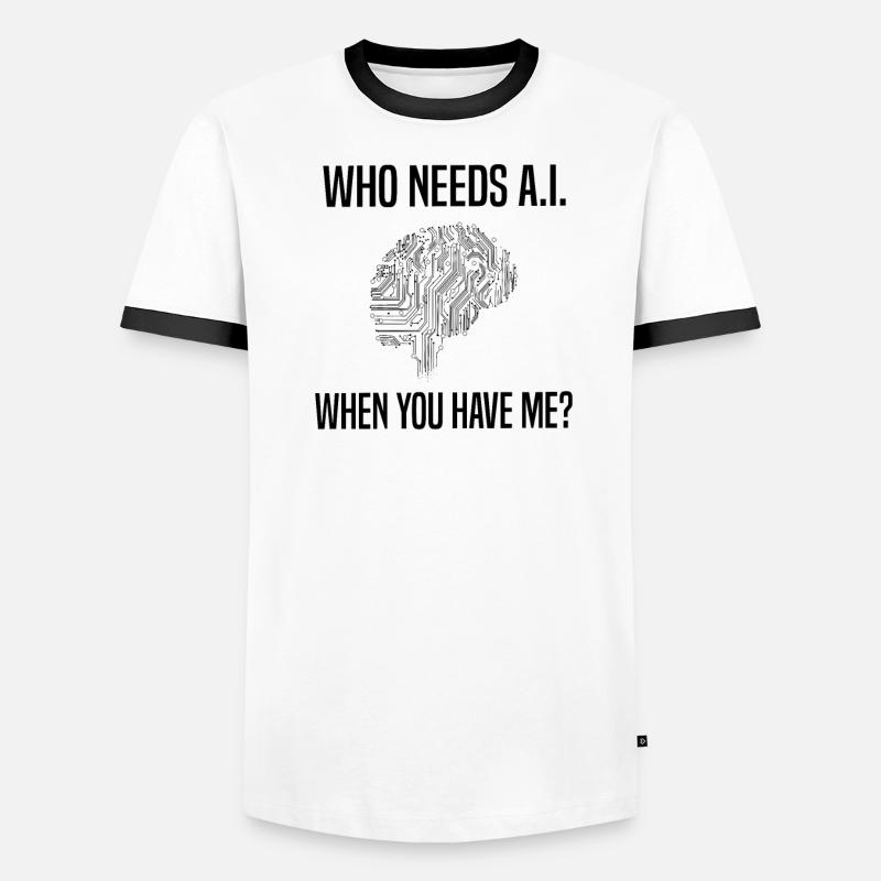 Internet Des Objets IOT Programmeur Admin IT T-shirt contrasté Homme