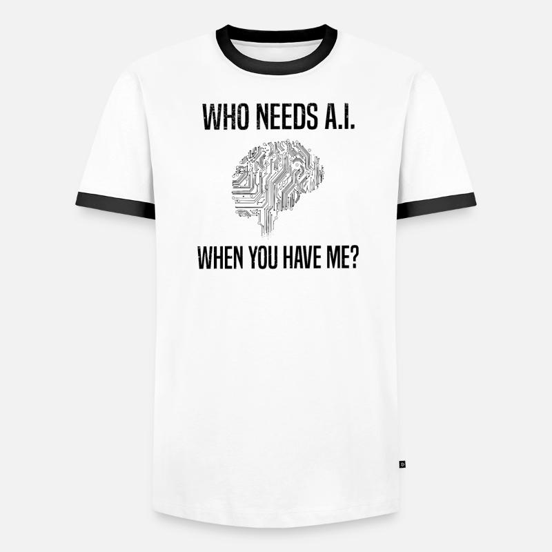Internet Of Things IOT Programmierer Admin IT Männer Kontrast-T-Shirt