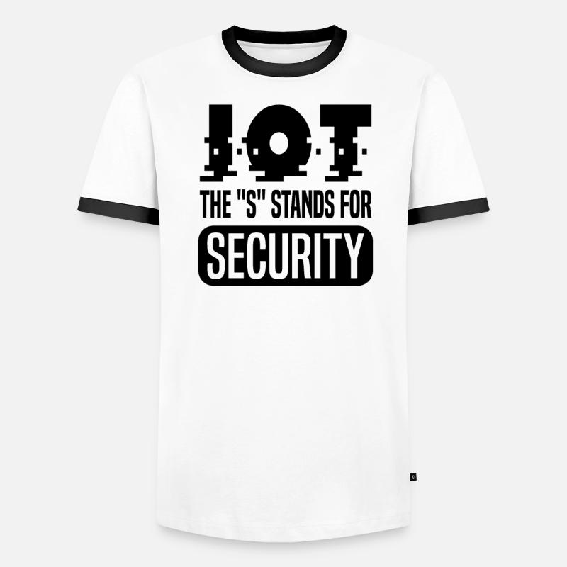 Internet Des Objets IOT Programmeur Admin IT T-shirt contrasté Homme
