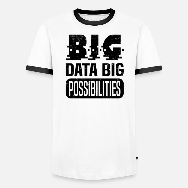Internet Of Things IOT Programmer Admin IT Men's Ringer Shirt