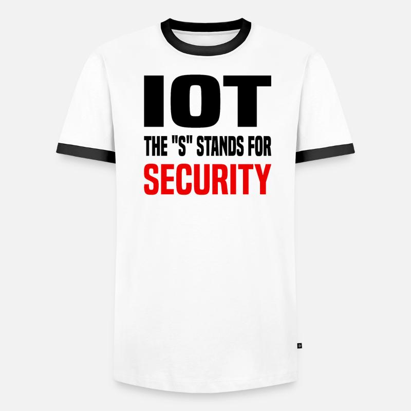 Internet Of Things IOT Programmierer Admin IT Männer Kontrast-T-Shirt
