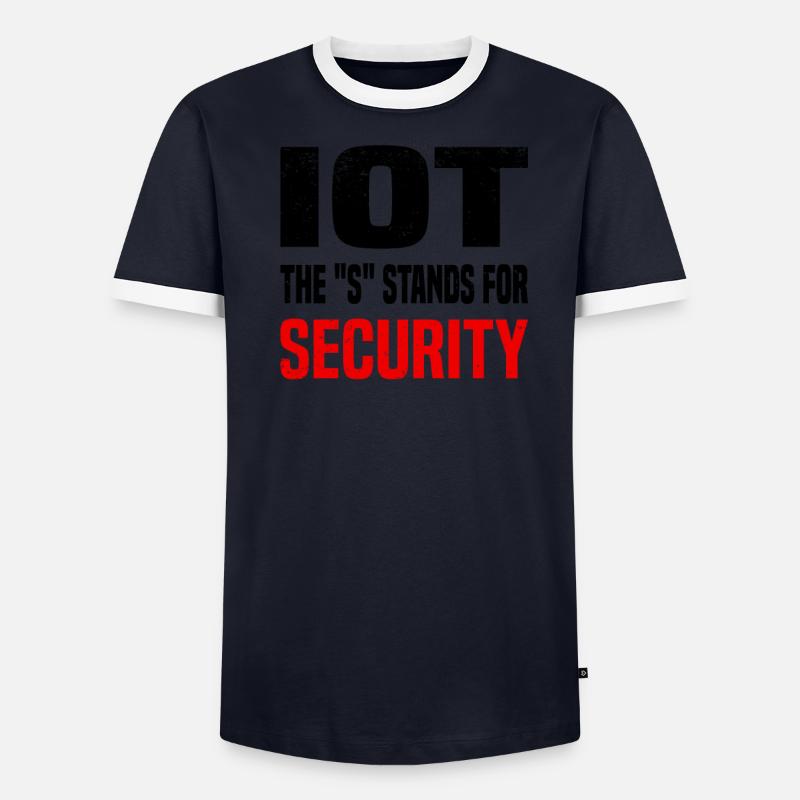Internet Des Objets IOT Programmeur Admin IT T-shirt contrasté Homme
