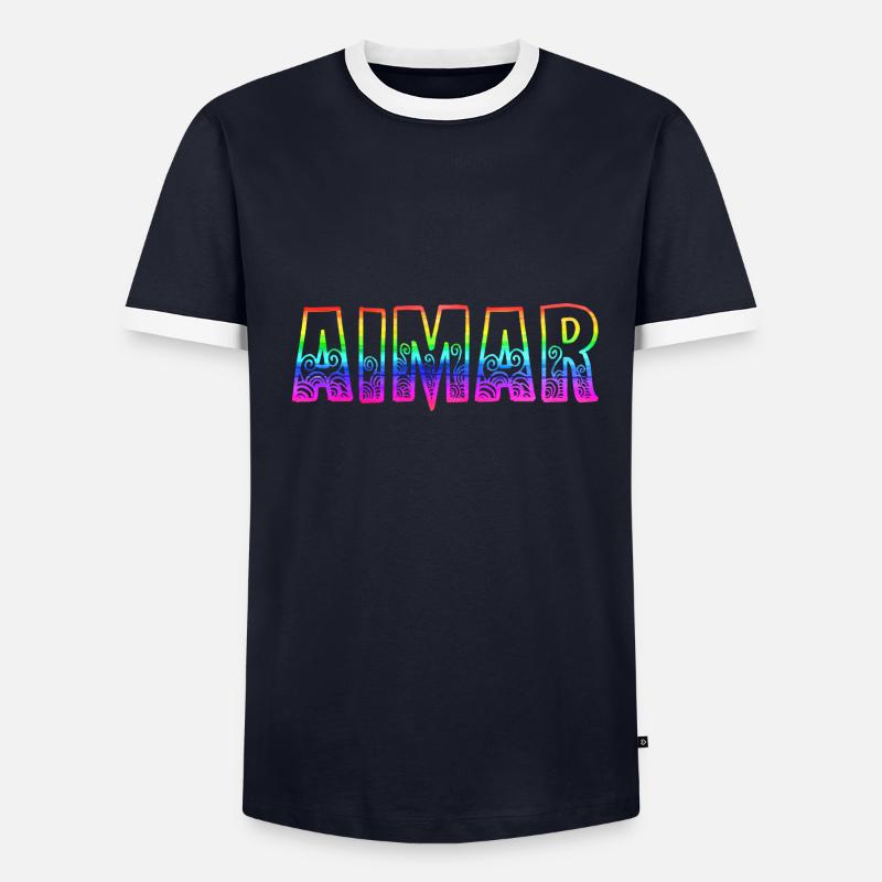 aimar rs regenbogen - Männer Kontrast-T-Shirt - undefined