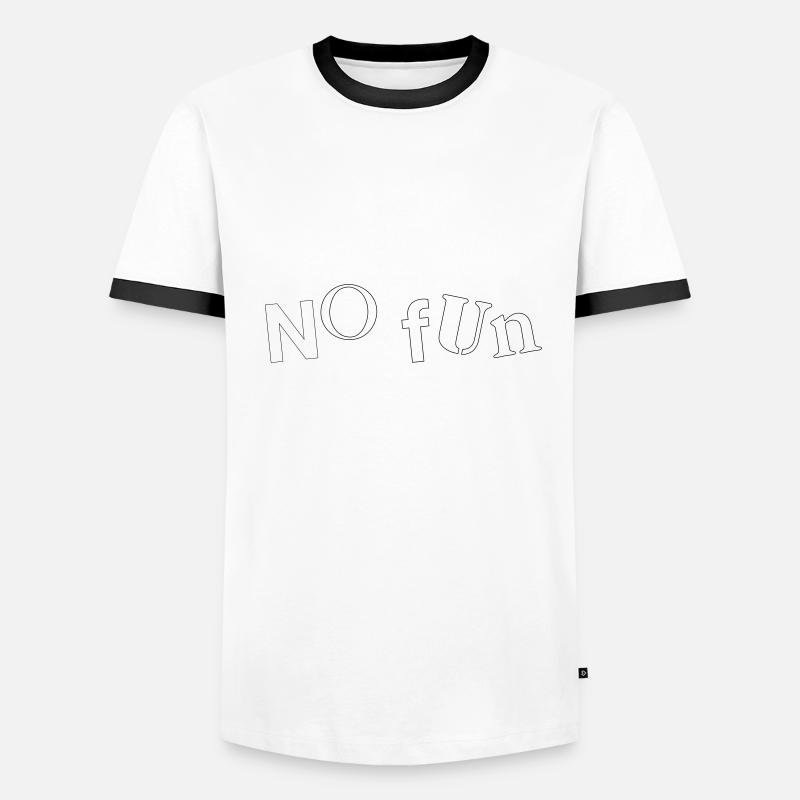 No Fun Men's Ringer Shirt