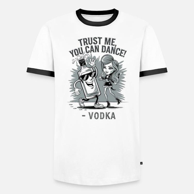 Croyez-moi, vous savez danser. -Vodka T-shirt contrasté Homme