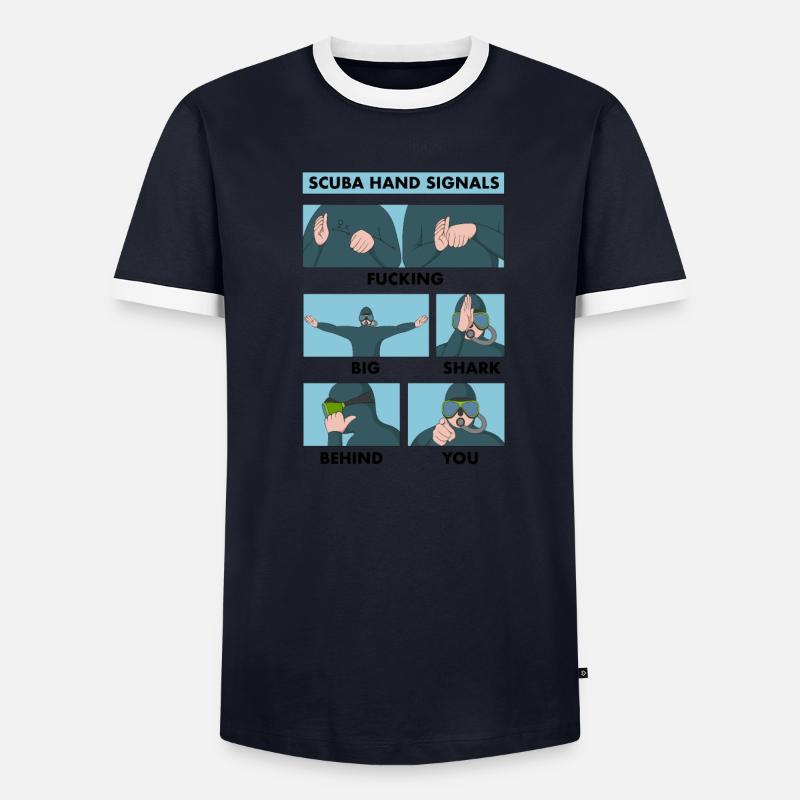 Plongée Paumer plongeur T-shirt contrasté Homme