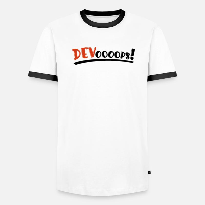 Sys-Admin Entwickler Devops-Ingenieur Männer Kontrast-T-Shirt