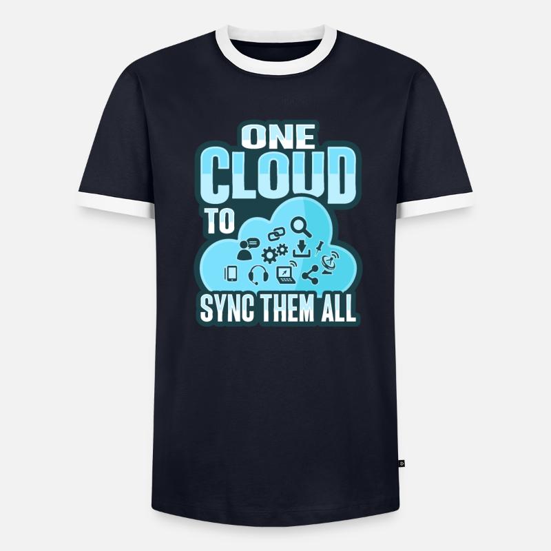 Cloud Administrator Cloud Devops - Men's Ringer Shirt - undefined