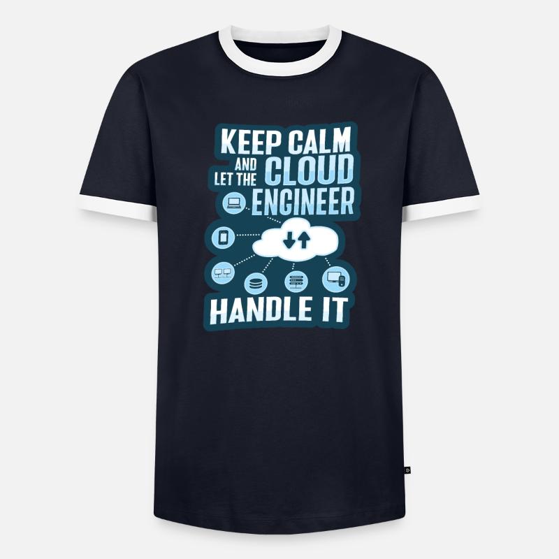Cloud Administrator Cloud Devops - Men's Ringer Shirt - undefined