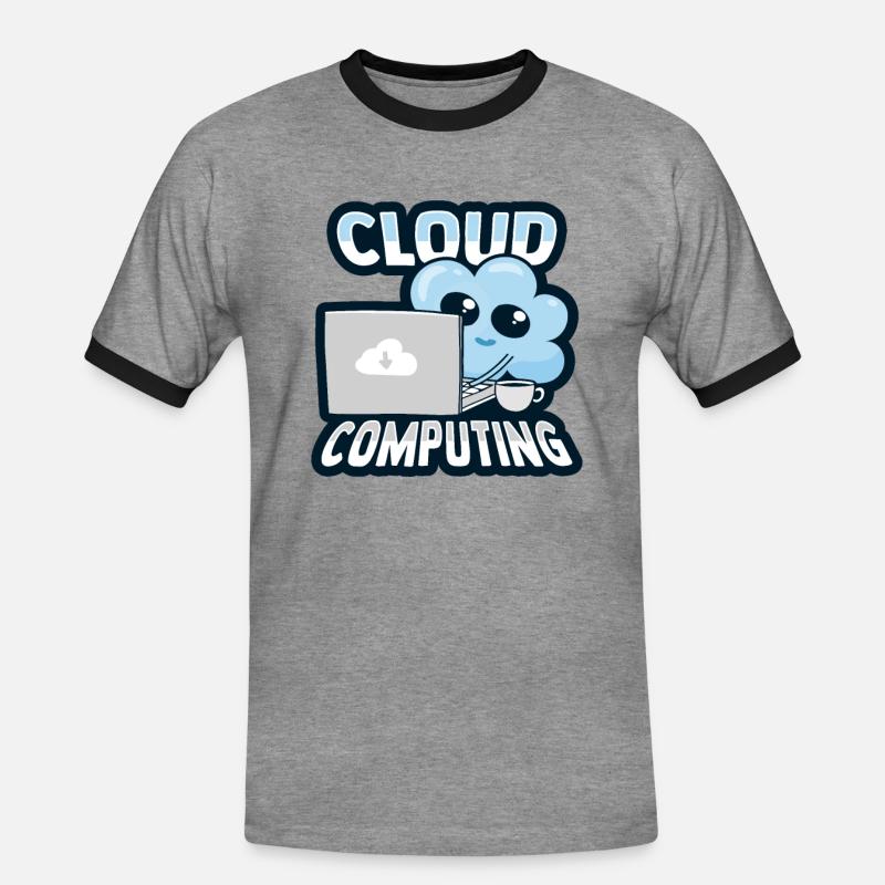 Cloud Administrator Cloud Devops - Men's Ringer Shirt - heather grey/black