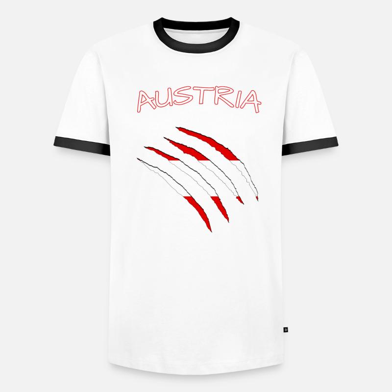 Austria Risse Männer Kontrast-T-Shirt