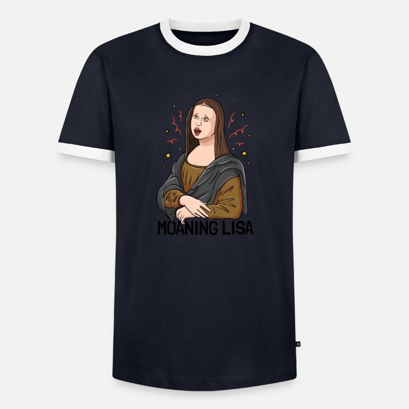 Mona Lisa Artful Musée d’Art Classique T-shirt contrasté Homme
