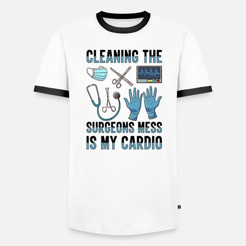 Scrub Tech Technicien chirurgical Technologue chirurgical T-shirt contrasté Homme