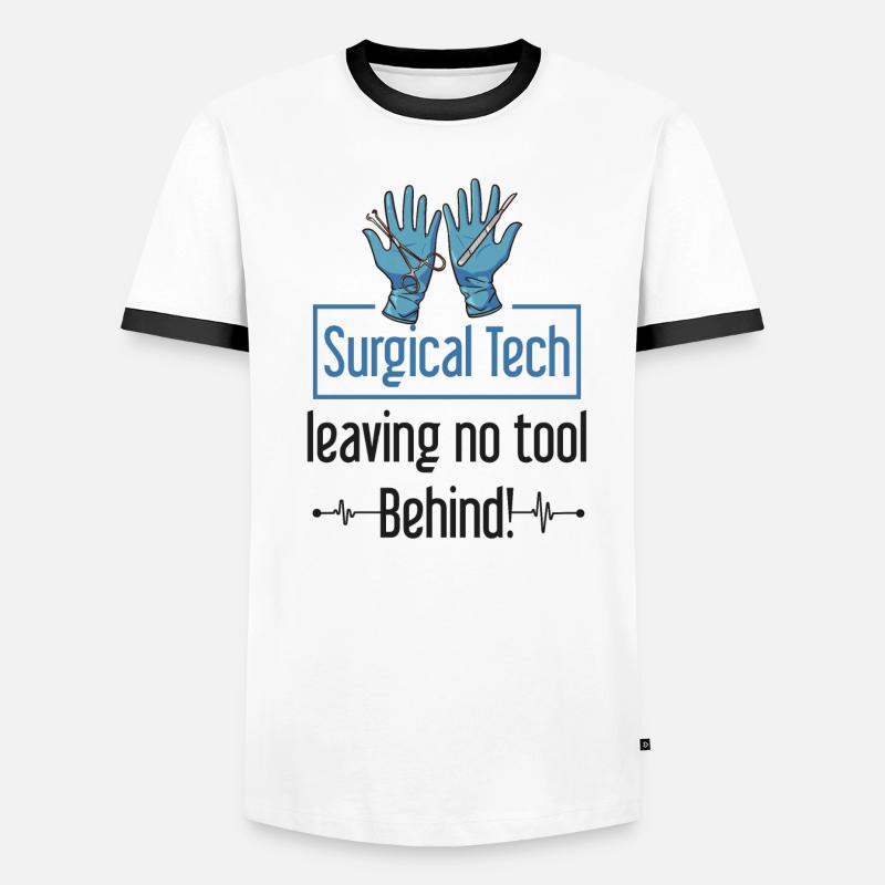 Scrub Tech Technicien chirurgical Technologue chirurgical T-shirt contrasté Homme