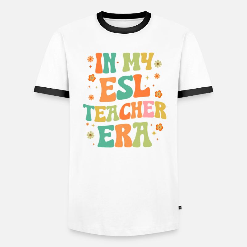 Enseignement de l’anglais langue seconde par des professeurs d’anglais langue seconde T-shirt contrasté Homme
