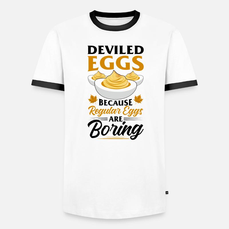Sort d’œuf du diable T-shirt contrasté Homme