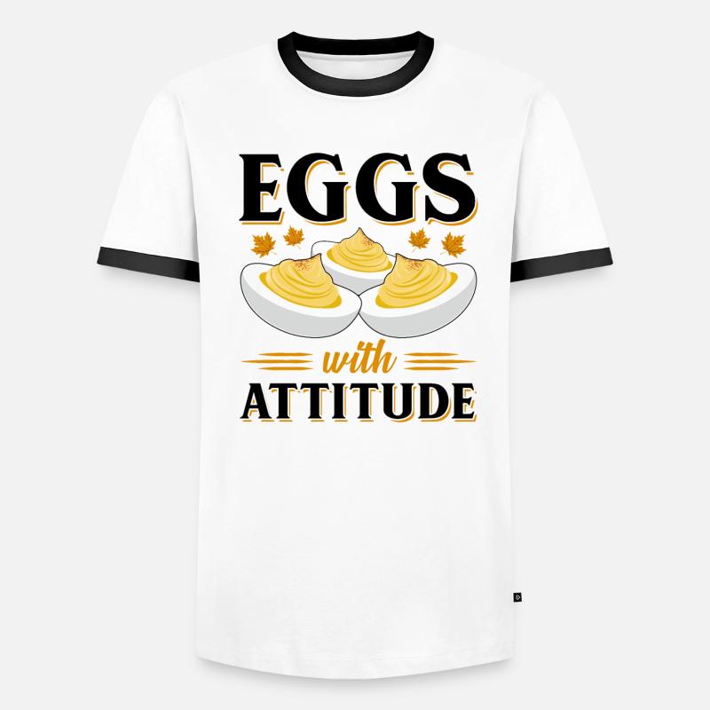 Sort d’œuf du diable T-shirt contrasté Homme
