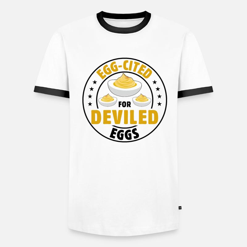 Sort d’œuf du diable T-shirt contrasté Homme