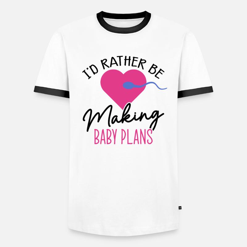 Leihmutter IVF Transfer Tag Männer Kontrast-T-Shirt