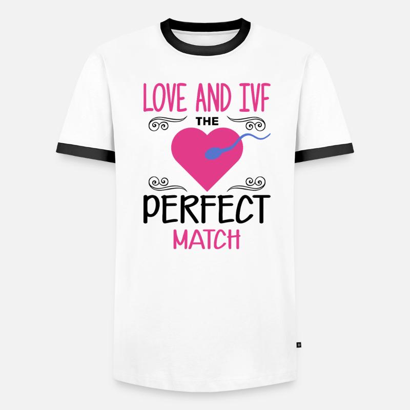 Leihmutter IVF Transfer Tag Männer Kontrast-T-Shirt