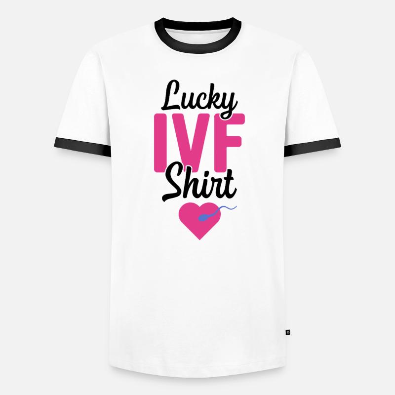 Leihmutter IVF Transfer Tag Männer Kontrast-T-Shirt