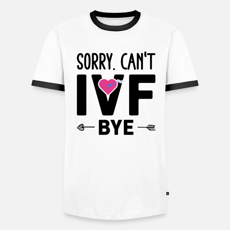 Leihmutter IVF Transfer Tag Männer Kontrast-T-Shirt