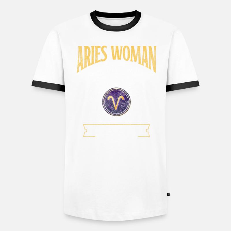 Élément de constellation de naissance de l’horoscope T-shirt contrasté Homme