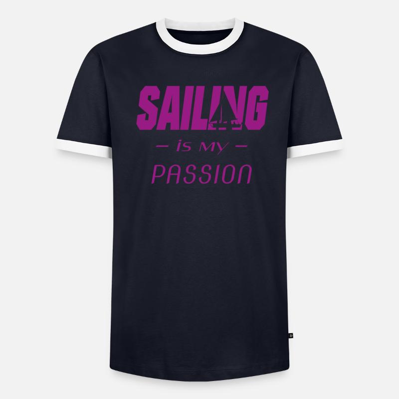 sailing Männer Kontrast-T-Shirt