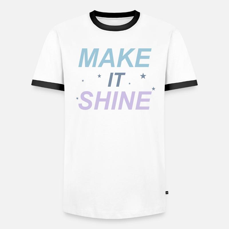 Make It Shine Men's Ringer Shirt