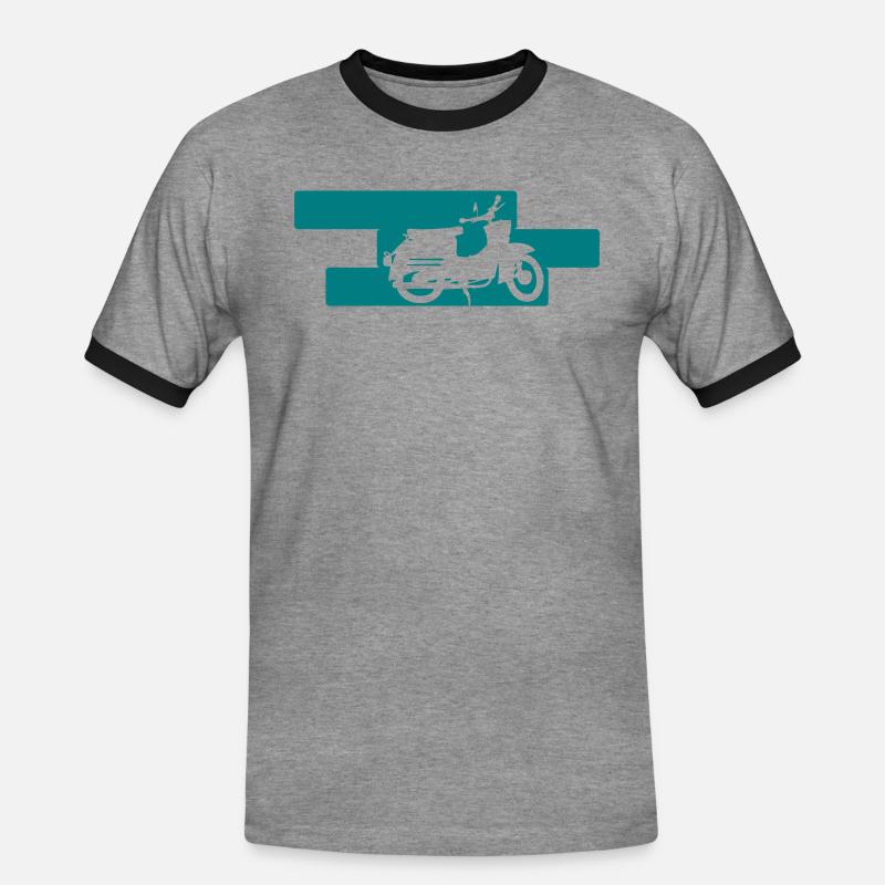 Schwalbe KR50 - Men's Ringer Shirt - heather grey/black