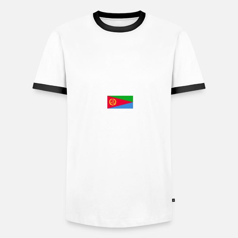 Érythréen et fier Érythrée Drapeau érythréen T-shirt contrasté Homme