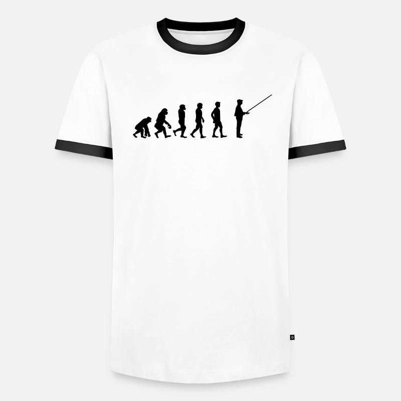 pêcheurs à la ligne d'évolution T-shirt contrasté Homme