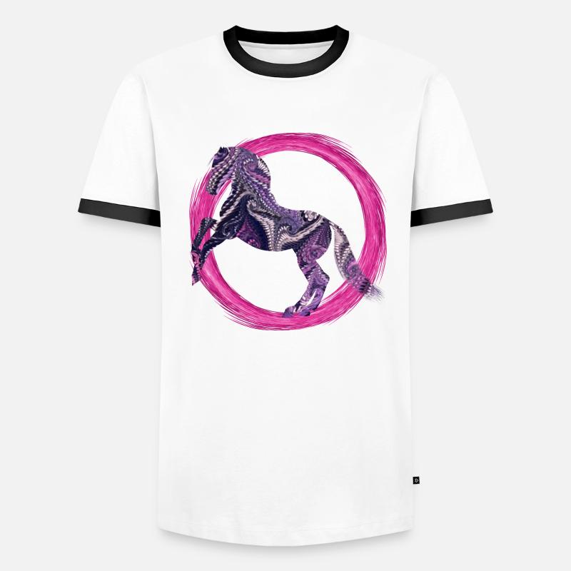 cheval e 75 T-shirt contrasté Homme