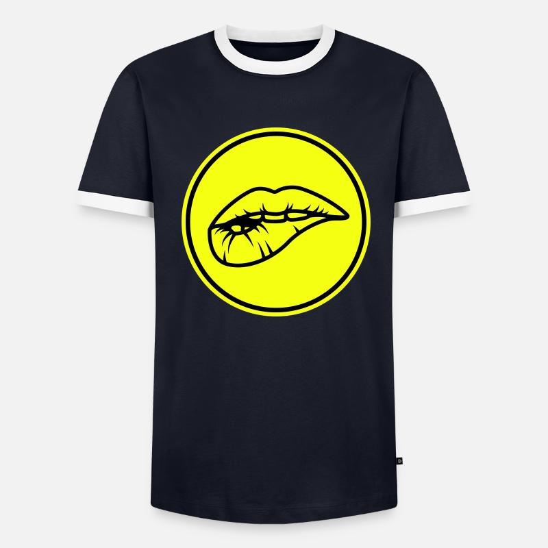 Lèvres T-shirt contrasté Homme