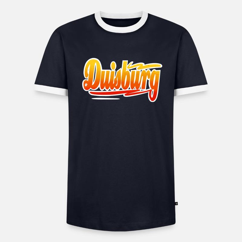 Duisburg - Männer Kontrast-T-Shirt - undefined