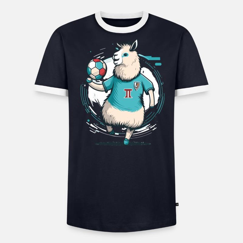 Objectifs du lama T-shirt contrasté Homme