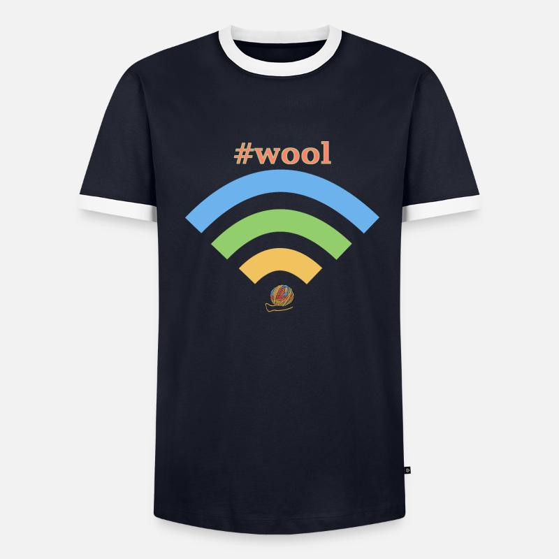 WiFi wool Men's Ringer Shirt