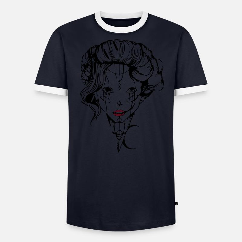 Zärtlichkeit Übel Männer Kontrast-T-Shirt