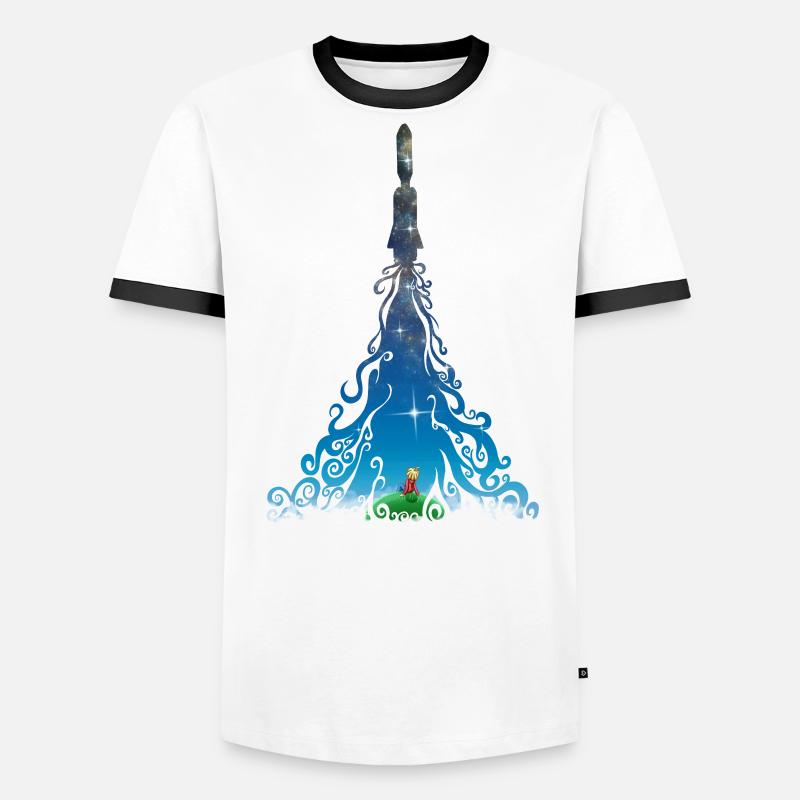 Rocket dreams Männer Kontrast-T-Shirt