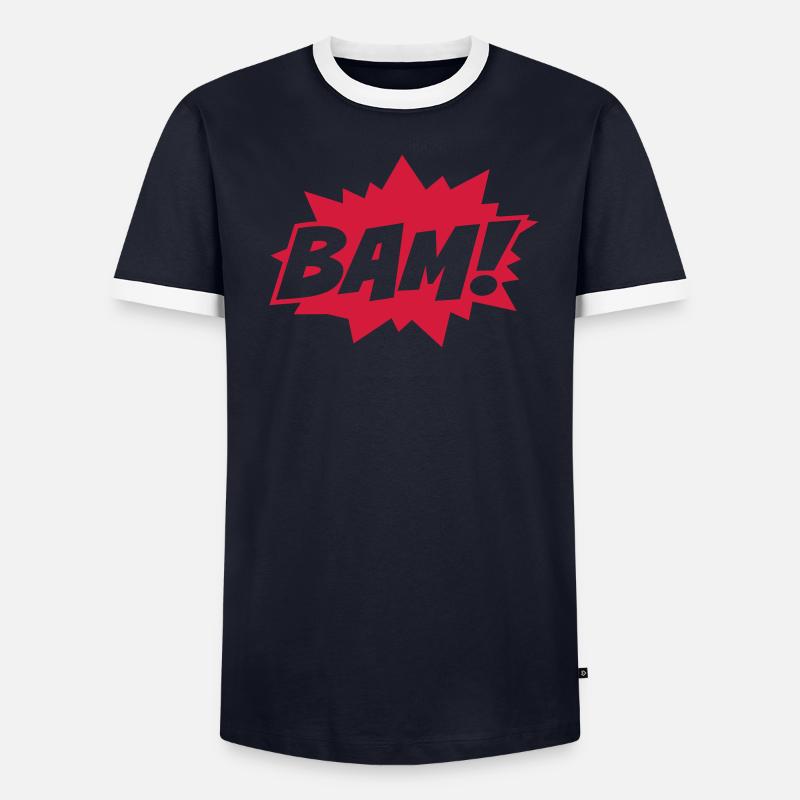 bam bäm pam Männer Kontrast-T-Shirt