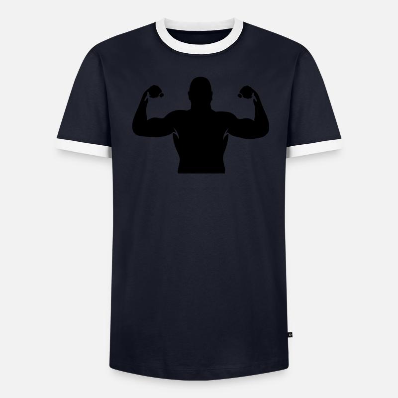 muscles T-shirt contrasté Homme