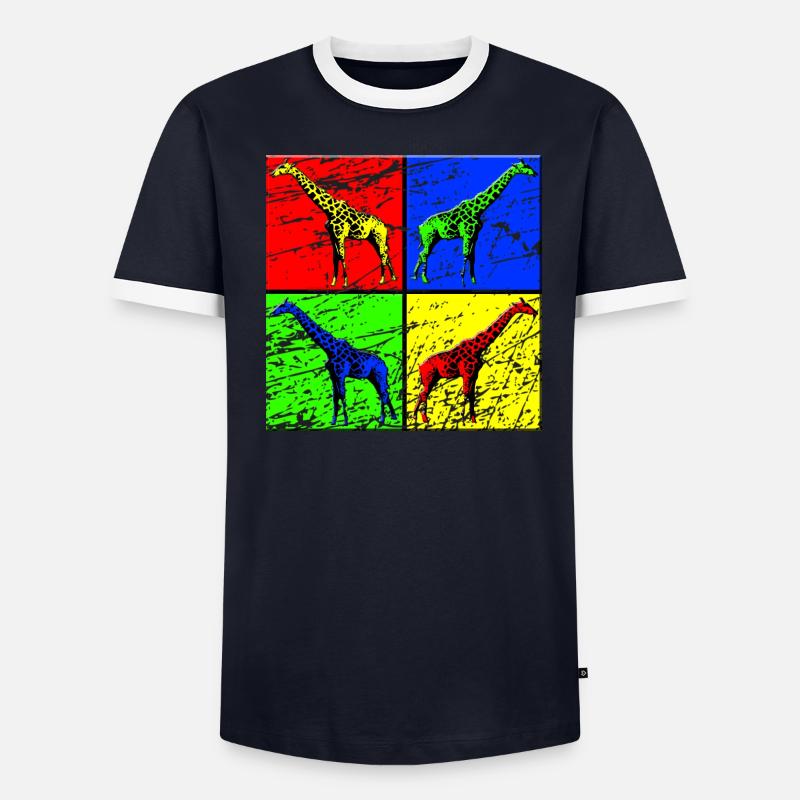 giraffe Men's Ringer Shirt