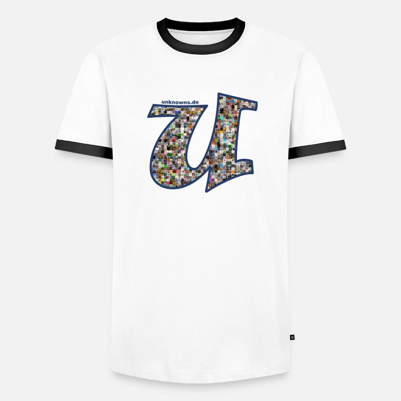 unknowns.de blue avatar domain Männer Kontrast-T-Shirt