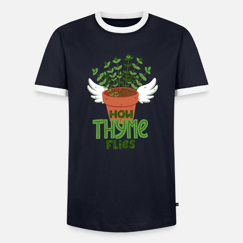 Thyme pun Men's Ringer Shirt