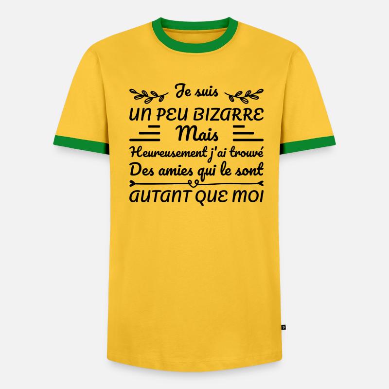 Ich bin ein bisschen komisch - Männer Kontrast-T-Shirt - undefined