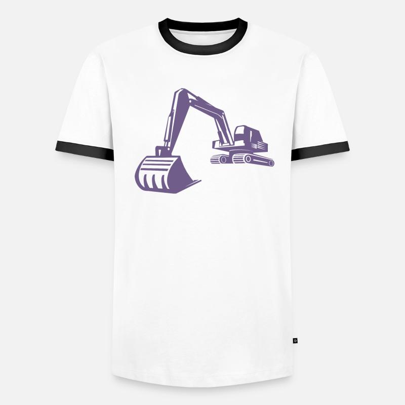 Silhouette de pelle, conception précise pour T-shirt contrasté Homme