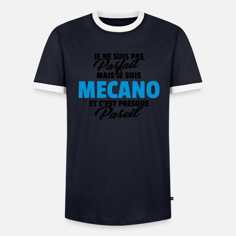 Pas parfait mais mécano T-shirt contrasté Homme