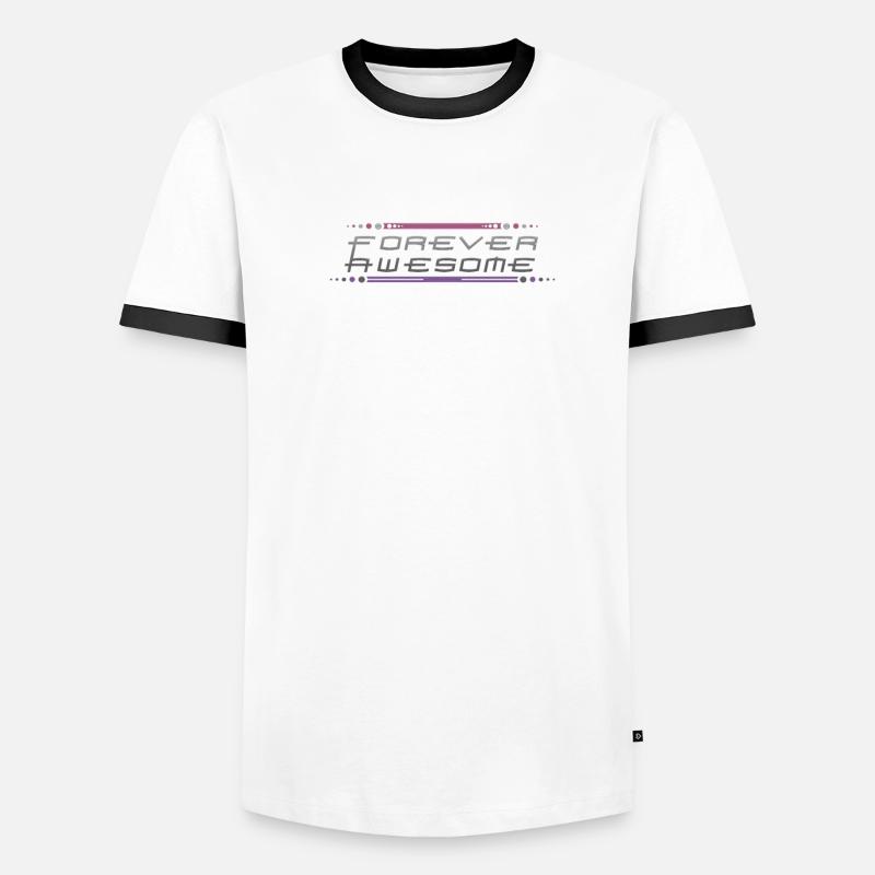 Éternellement génial T-shirt contrasté Homme