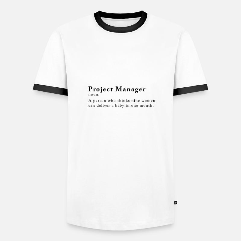 Projektleiter Software Entwicklung Programmierer Männer Kontrast-T-Shirt